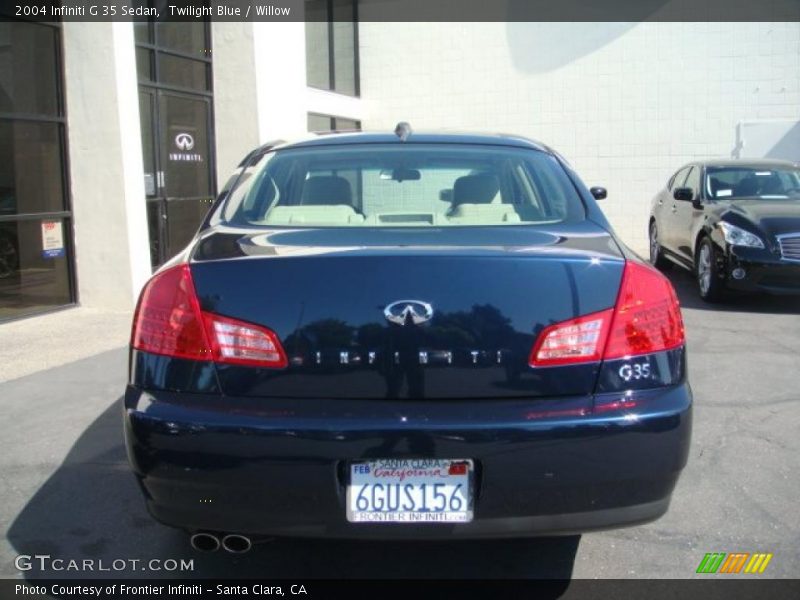 Twilight Blue / Willow 2004 Infiniti G 35 Sedan