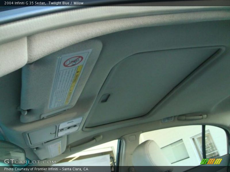 Twilight Blue / Willow 2004 Infiniti G 35 Sedan