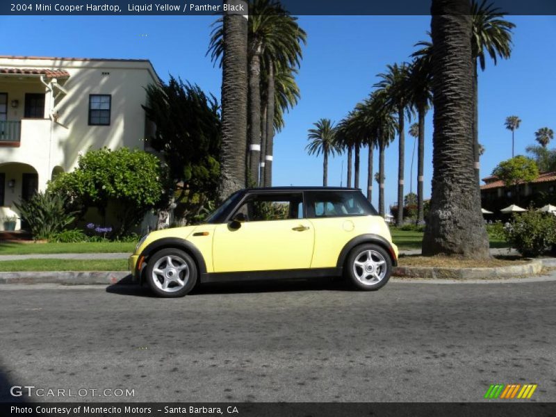 Liquid Yellow / Panther Black 2004 Mini Cooper Hardtop