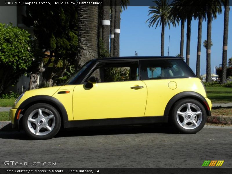 Liquid Yellow / Panther Black 2004 Mini Cooper Hardtop