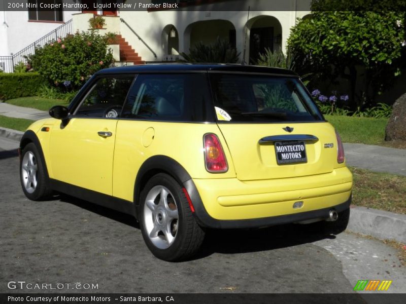 Liquid Yellow / Panther Black 2004 Mini Cooper Hardtop