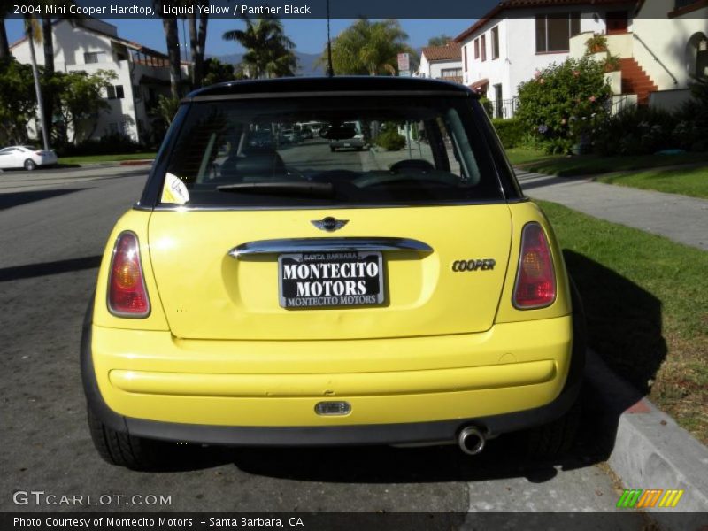 Liquid Yellow / Panther Black 2004 Mini Cooper Hardtop