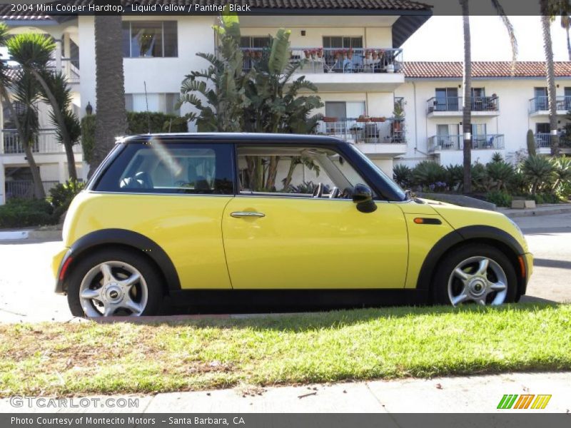 Liquid Yellow / Panther Black 2004 Mini Cooper Hardtop