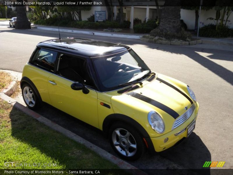 Liquid Yellow / Panther Black 2004 Mini Cooper Hardtop