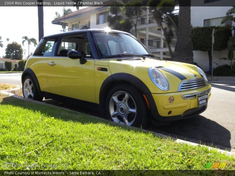 Liquid Yellow / Panther Black 2004 Mini Cooper Hardtop