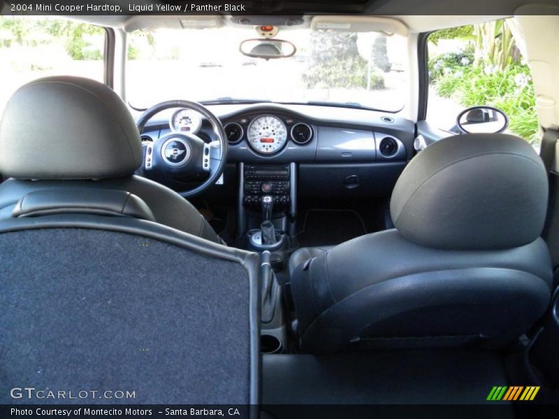 Liquid Yellow / Panther Black 2004 Mini Cooper Hardtop