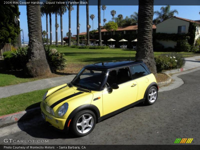 Liquid Yellow / Panther Black 2004 Mini Cooper Hardtop