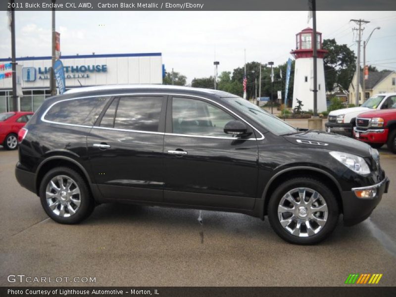 Carbon Black Metallic / Ebony/Ebony 2011 Buick Enclave CXL AWD
