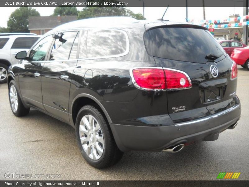 Carbon Black Metallic / Ebony/Ebony 2011 Buick Enclave CXL AWD