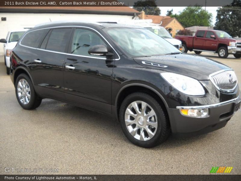 Carbon Black Metallic / Ebony/Ebony 2011 Buick Enclave CXL AWD