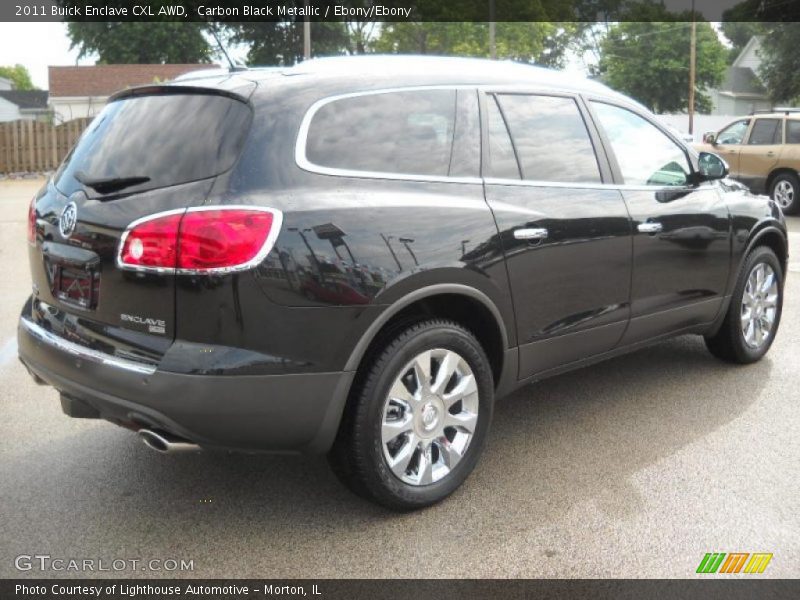 Carbon Black Metallic / Ebony/Ebony 2011 Buick Enclave CXL AWD