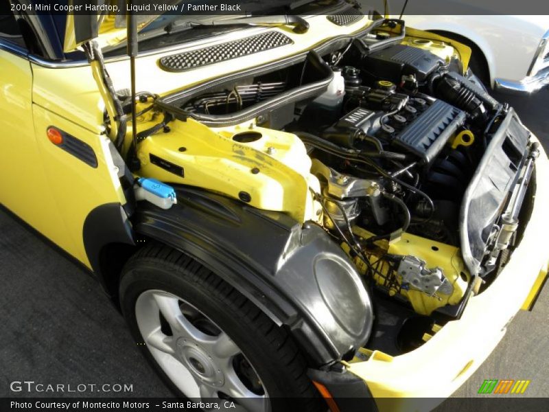 Liquid Yellow / Panther Black 2004 Mini Cooper Hardtop
