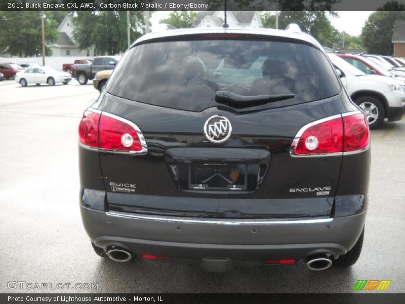 Carbon Black Metallic / Ebony/Ebony 2011 Buick Enclave CXL AWD