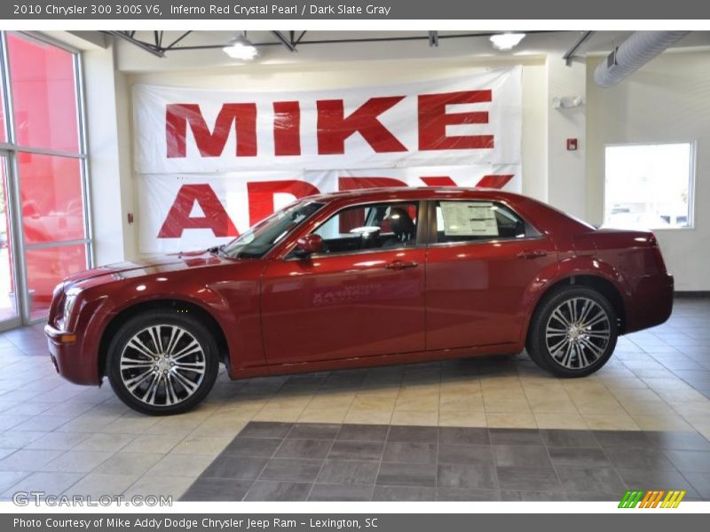 Inferno Red Crystal Pearl / Dark Slate Gray 2010 Chrysler 300 300S V6