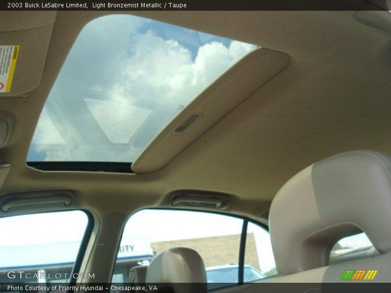 Light Bronzemist Metallic / Taupe 2003 Buick LeSabre Limited