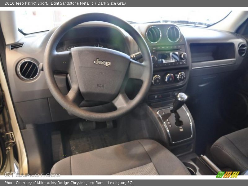 Light Sandstone Metallic / Dark Slate Gray 2010 Jeep Patriot Sport
