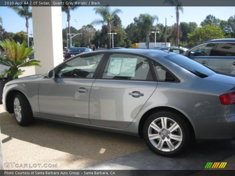 Quartz Gray Metallic / Black 2010 Audi A4 2.0T Sedan