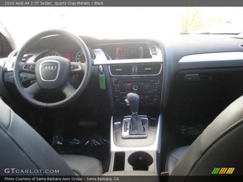 Quartz Gray Metallic / Black 2010 Audi A4 2.0T Sedan