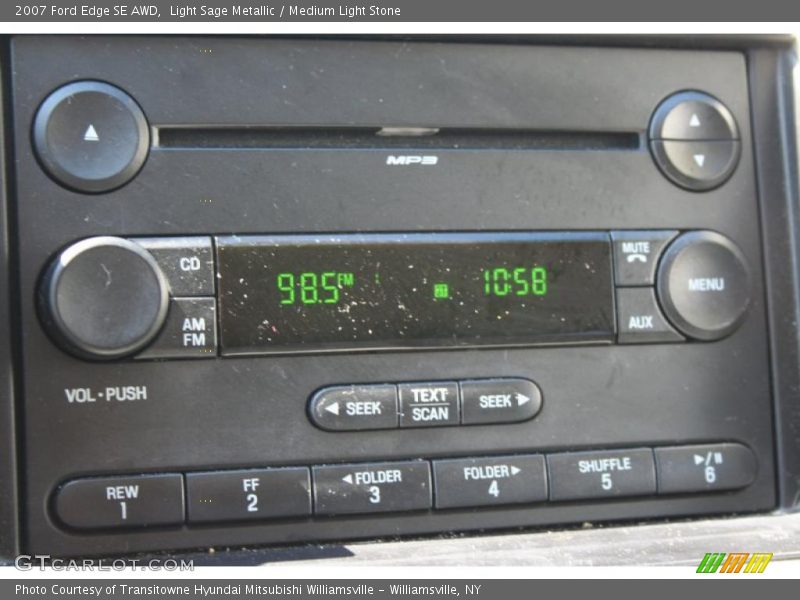 Light Sage Metallic / Medium Light Stone 2007 Ford Edge SE AWD