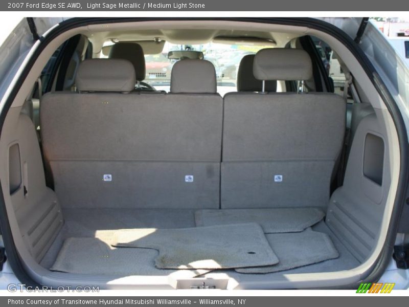 Light Sage Metallic / Medium Light Stone 2007 Ford Edge SE AWD