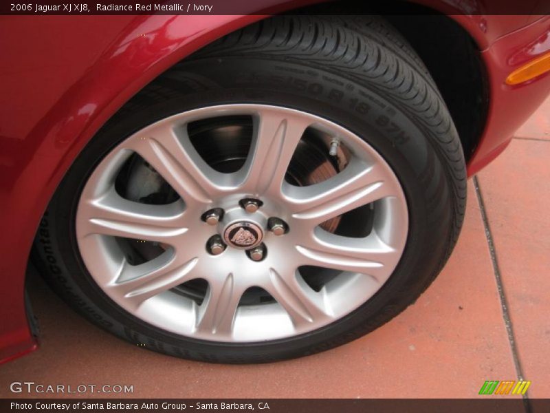 Radiance Red Metallic / Ivory 2006 Jaguar XJ XJ8