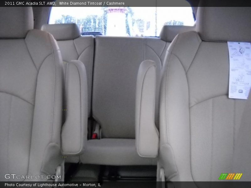 White Diamond Tintcoat / Cashmere 2011 GMC Acadia SLT AWD