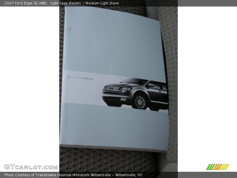 Light Sage Metallic / Medium Light Stone 2007 Ford Edge SE AWD