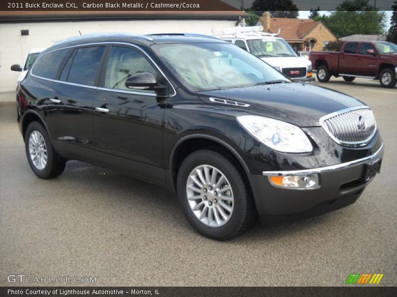 Carbon Black Metallic / Cashmere/Cocoa 2011 Buick Enclave CXL