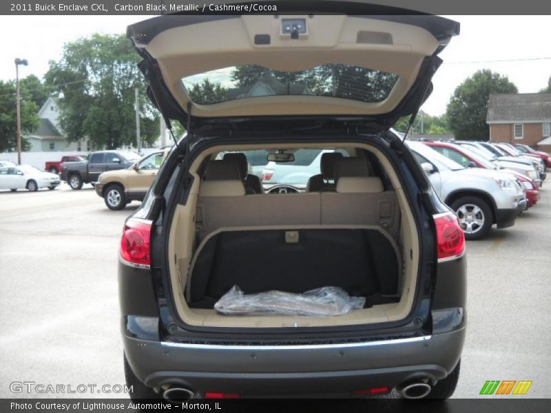 Carbon Black Metallic / Cashmere/Cocoa 2011 Buick Enclave CXL
