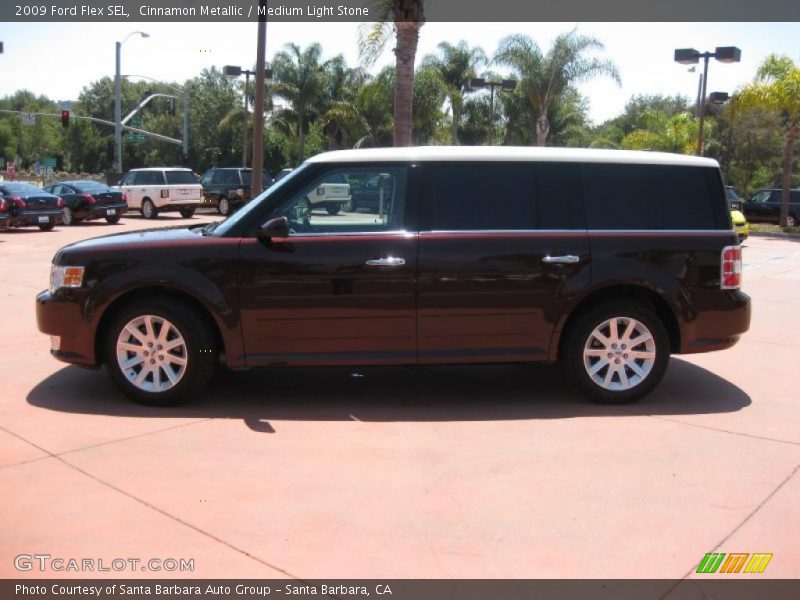 Cinnamon Metallic / Medium Light Stone 2009 Ford Flex SEL