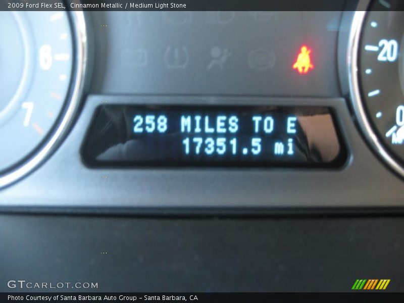 Cinnamon Metallic / Medium Light Stone 2009 Ford Flex SEL