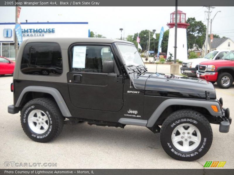 Black / Dark Slate Gray 2005 Jeep Wrangler Sport 4x4