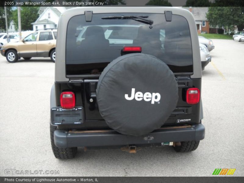 Black / Dark Slate Gray 2005 Jeep Wrangler Sport 4x4