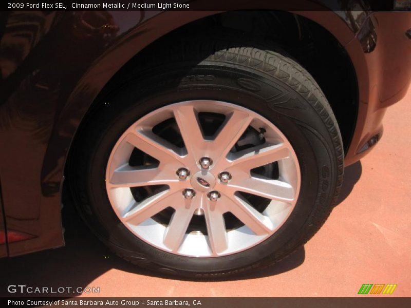 Cinnamon Metallic / Medium Light Stone 2009 Ford Flex SEL