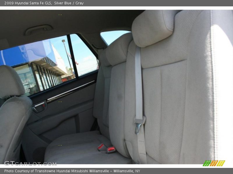 Silver Blue / Gray 2009 Hyundai Santa Fe GLS