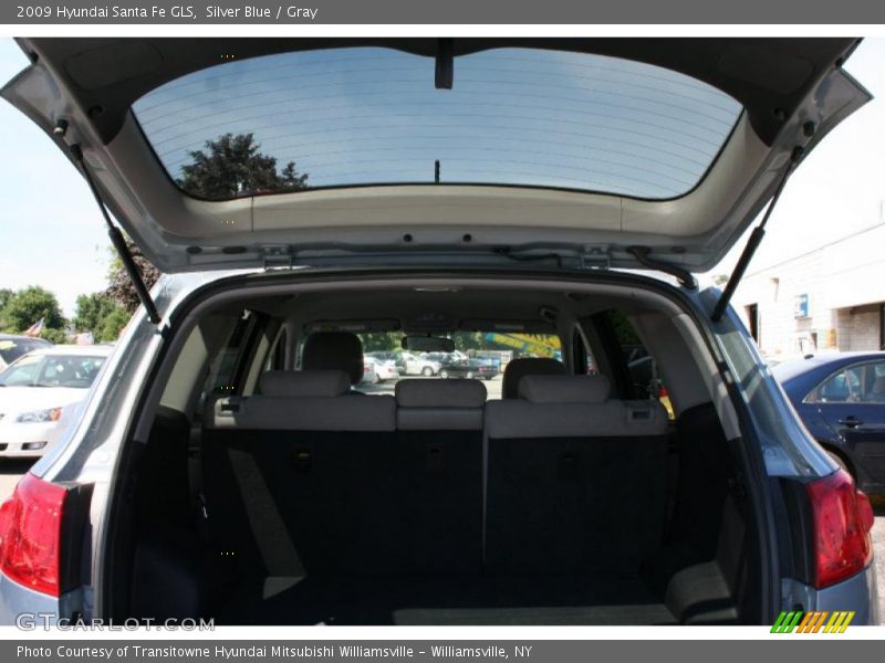 Silver Blue / Gray 2009 Hyundai Santa Fe GLS