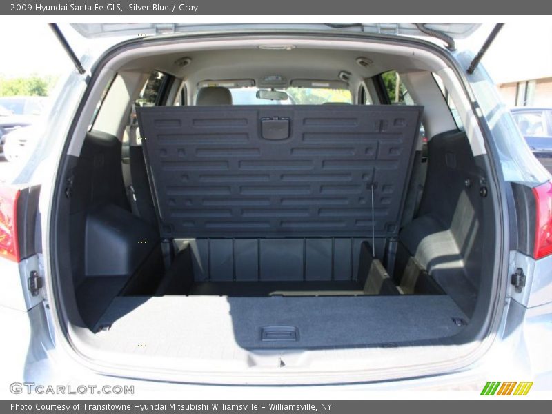 Silver Blue / Gray 2009 Hyundai Santa Fe GLS