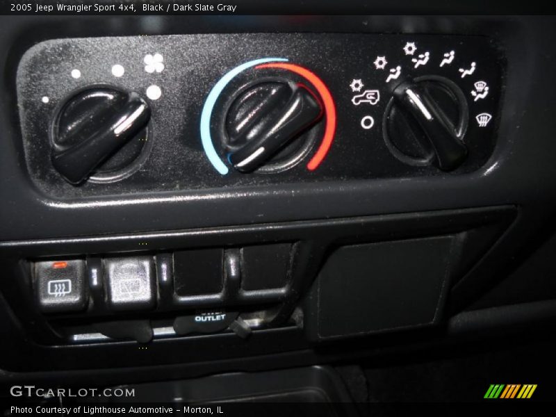 Black / Dark Slate Gray 2005 Jeep Wrangler Sport 4x4