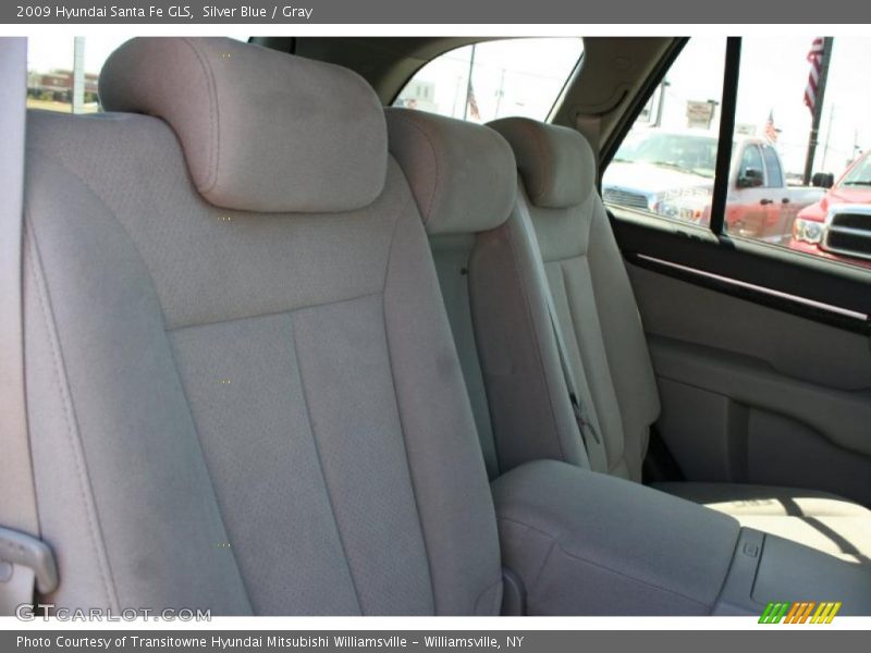 Silver Blue / Gray 2009 Hyundai Santa Fe GLS