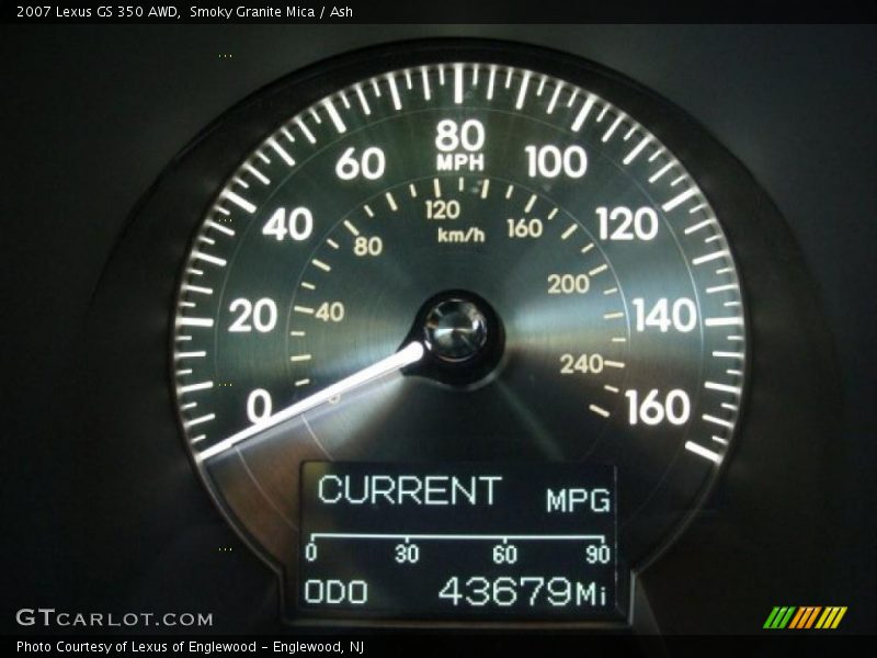 Smoky Granite Mica / Ash 2007 Lexus GS 350 AWD