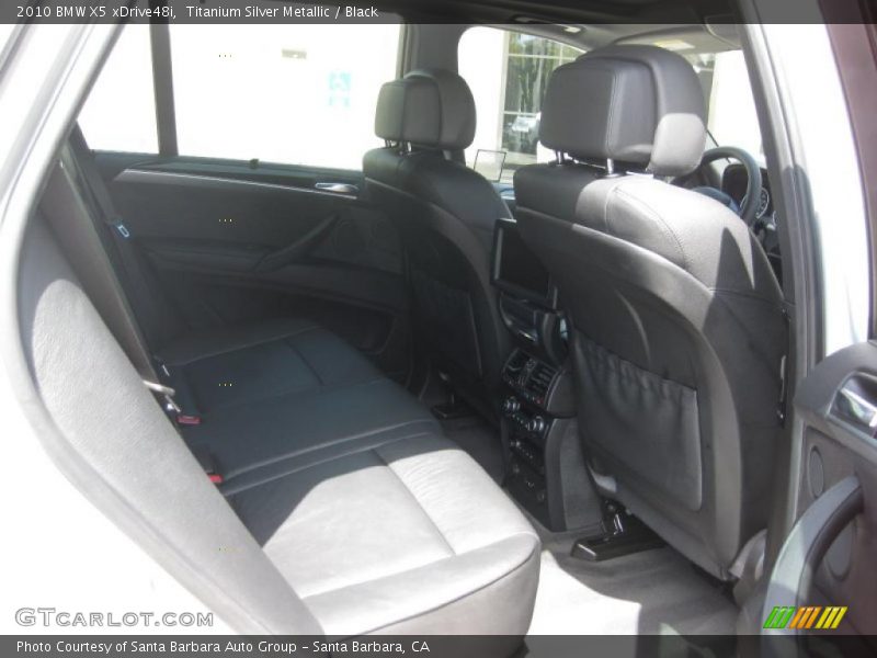 Titanium Silver Metallic / Black 2010 BMW X5 xDrive48i