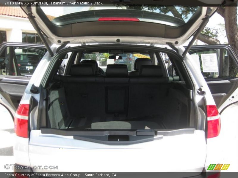 Titanium Silver Metallic / Black 2010 BMW X5 xDrive48i