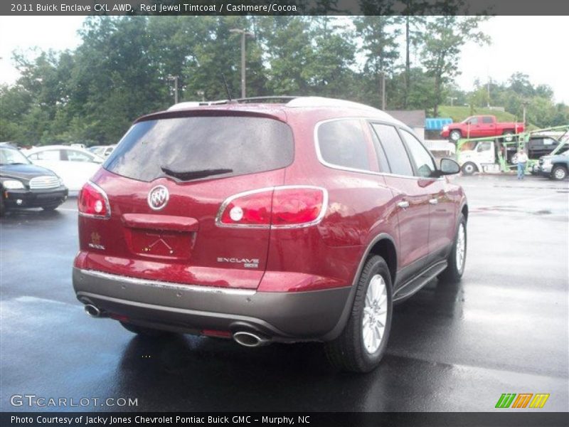 Red Jewel Tintcoat / Cashmere/Cocoa 2011 Buick Enclave CXL AWD