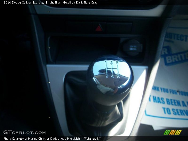 Bright Silver Metallic / Dark Slate Gray 2010 Dodge Caliber Express