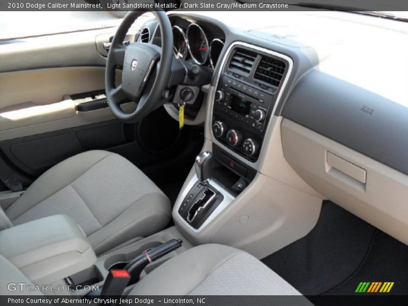 Light Sandstone Metallic / Dark Slate Gray/Medium Graystone 2010 Dodge Caliber Mainstreet