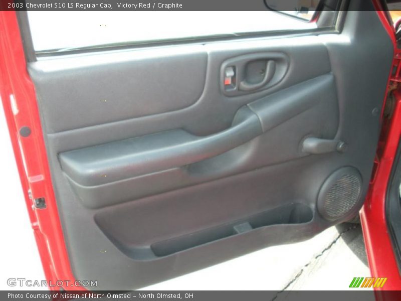 Victory Red / Graphite 2003 Chevrolet S10 LS Regular Cab