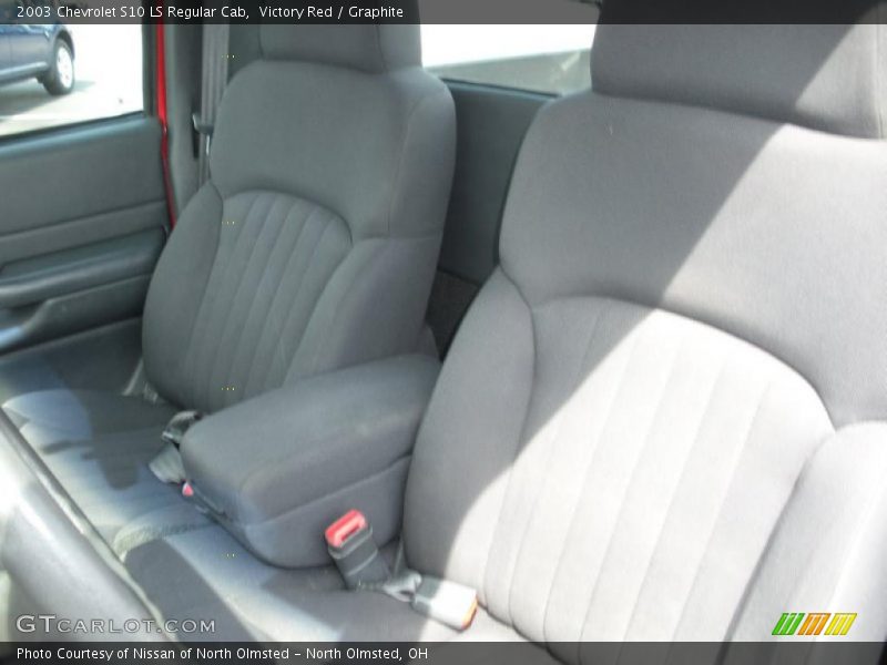 Victory Red / Graphite 2003 Chevrolet S10 LS Regular Cab