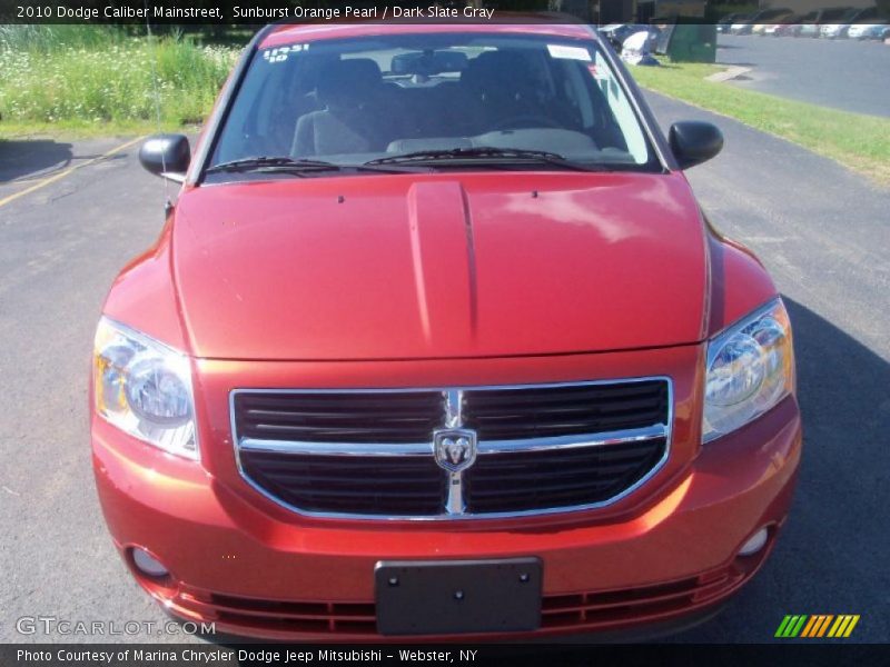 Sunburst Orange Pearl / Dark Slate Gray 2010 Dodge Caliber Mainstreet