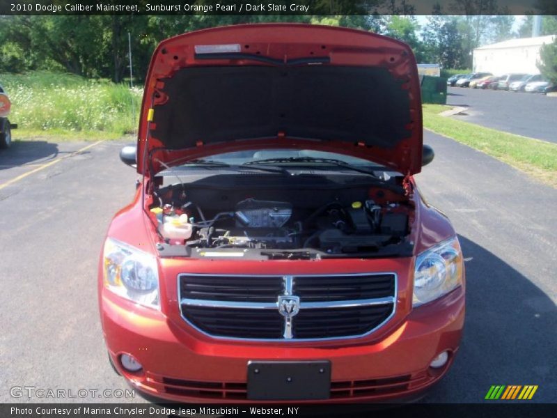 Sunburst Orange Pearl / Dark Slate Gray 2010 Dodge Caliber Mainstreet