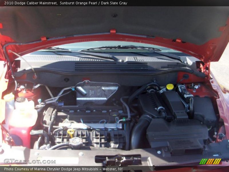 Sunburst Orange Pearl / Dark Slate Gray 2010 Dodge Caliber Mainstreet